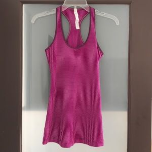 Striped Lululemon racerback top